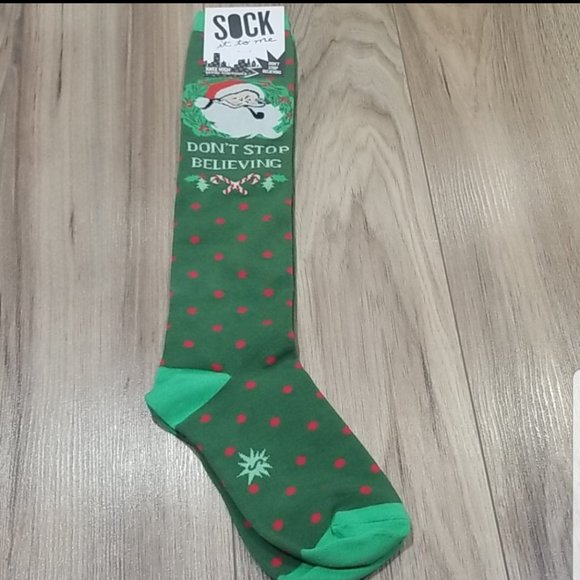 NWT Christmas Knee High socks - Picture 2 of 3